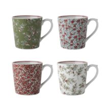 Laura Ashley Giftset 4 Bekers 32 cl. Servies Multicolor Porselein