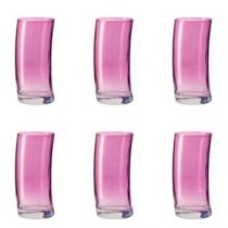Leonardo Swing Longdrinkglazen - 6 st. Glazen Roze Glas