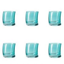 Leonardo Swing Waterglazen - 6 st. Glasservies Blauw Glas
