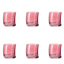 Leonardo Swing Waterglazen - 6 st. Glasservies Roze Glas