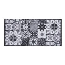 MD Entree - Schoonloopmat - Vision - Portugese Tiles - 40 x 80 cm Woondecoratie Grijs Polyamide