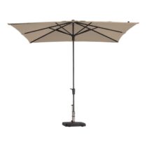 MaximaVida parasol vierkant ecru 280 x 280 cm exclusief voet Zonwering Crème Aluminium