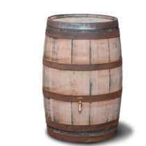Meuwissen Agro Regenton 195 liter - Oud Whisky vat - Geschuurd Tuinbewatering Bruin Hout
