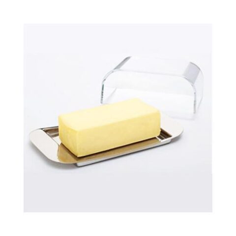 Moha - RVS botervloot 'Butter Fresh' - Moha Servies Transparant RVS