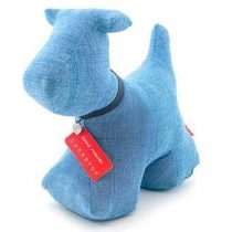 Monica Richards Max the Dog Deurstopper Hal accessoires Blauw Textiel