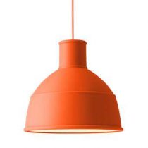 Muuto Unfold Pendant Hanglamp Verlichting Oranje Rubber