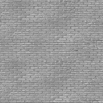 NLXL Piet Hein Eek Materials Silver Grey Brick Behang Wanddecoratie & -planken Zilver Papier