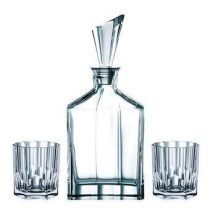 Nachtmann Aspen Whiskeyset 3-delig Glasservies Transparant Kristalglas