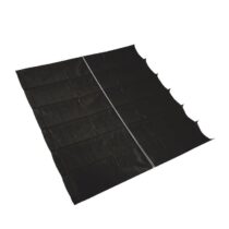 Nesling Harmonica Schaduwdoek Zwart 290 x 300 cm Zonwering Zwart Polyester