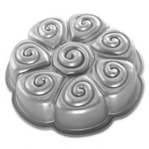 Nordic Ware Cinnamon Pull-apart Cakevorm Bakspullen Zilver Aluminium
