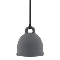 Normann Copenhagen Bell Hanglamp Ø 22 cm Verlichting Grijs Staal