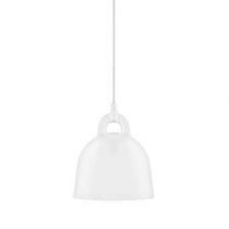 Normann Copenhagen Bell Hanglamp Ø 22 cm Verlichting Wit Staal