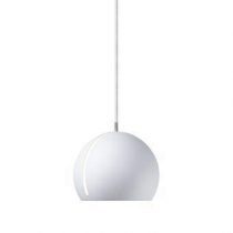 Nyta Tilt Globe Hanglamp Ø 20 cm Verlichting Wit Aluminium