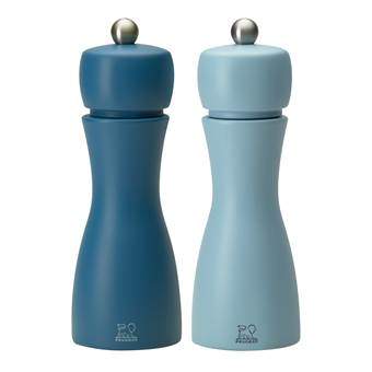 Peugeot Tahiti Duo Geschenkset 15 cm Peper & zoutmolens Blauw Hout