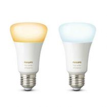 Philips Hue E27 White Ambiance Duopack Verlichting Wit Kunststof