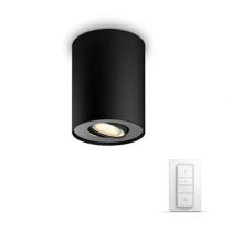 Philips Hue Pillar Spot - incl. Dimmer Switch Verlichting Zwart Metaal