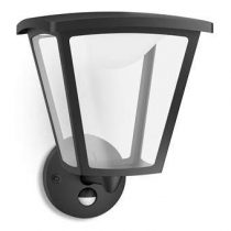 Philips myGarden Cottage Sensor Wandlamp Buitenverlichting Zwart Aluminium