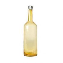 Pols Potten Bottle Tall Vaas Woonaccessoires Geel Glas