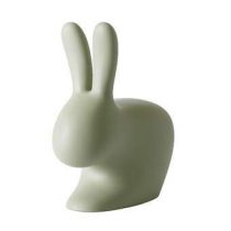Qeeboo Rabbit Baby Kruk Barkrukken & krukken Groen Kunststof