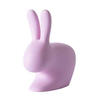 Qeeboo Rabbit Baby Kruk Barkrukken & krukken Roze Kunststof