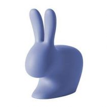 Qeeboo Rabbit Kruk Barkrukken & krukken Blauw Kunststof