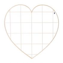 Riverdale Heart Memobord Wanddecoratie & -planken Goud Metaal