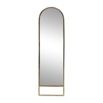Riviera Maison Sardinia Standing Mirror - 2.5x50.0x180.0 cm Spiegel Geel Aluminium