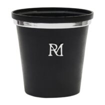 Riviera Maison Wijnkoeler RM Monogram Zwart Wijn & bar Zwart Aluminium
