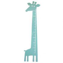 RoomMate Giraf Meetlat Baby & kinderkamer Blauw Metaal