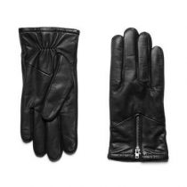 Royal Republiq Nano Classic Zip Men Handschoenen Fashion accessoires Zwart Leder
