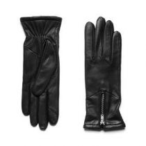 Royal Republiq Nano Classic Zip Women Handschoenen Fashion accessoires Zwart Leder