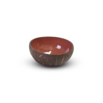Safaary - Coconut Bowl Choco Ø 13 x 7cm Servies Bruin Hout
