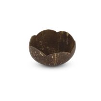 Safaary - Coconut Bowl Naturel Ø 15 x 9cm Servies Bruin Hout