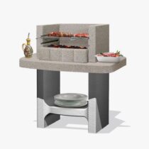 Sarom Fuoco - Betonnen barbecue - Siena - 78 x 55 x 94 cm Barbecues Grijs Beton