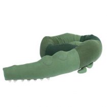 Sebra Sleepy Croc Knit Kussen Baby & kinderkamer Groen Katoen