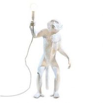 Seletti Monkey Lampresin Standing Verlichting Wit Kunststof