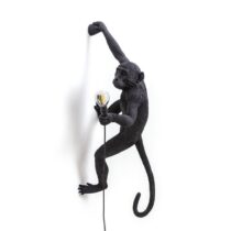 Seletti Monkey Outdoor Lampresin Hanging Buitenverlichting Zwart Kunststof