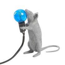 Seletti Mouse Lampresin Standing Verlichting Blauw