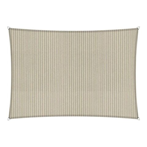 Shadow Comfort Compleet pakket: Rechthoek 4x5 Zand Zonwering Beige Polyester