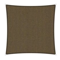 Shadow Comfort Compleet pakket: Vierkant 5x5 Bruin Zonwering Bruin Polyester