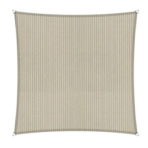 Shadow Comfort Compleet pakket: Vierkant 5x5 Zand Zonwering Beige Polyester