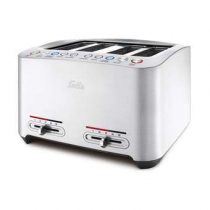 Solis Type 8001 Give Me 4 Toaster Broodrooster Keukenapparatuur Zilver Aluminium
