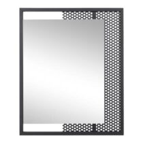 Spinder Design Mesh Wandspiegel - Zwart Spiegel Zwart Staal