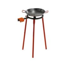 Standaard voor paella brander | 3 losse poten Barbecues Oranje Cortenstaal