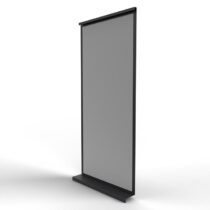 Steellish Spiegel Murano Extra Large Zwart Spiegel Zwart Aluminium