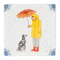 StoryTiles It's Raining Dogs Wandtegel 10 x 10 cm Wanddecoratie & -planken Multicolor Keramiek