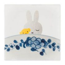 StoryTiles Miffy Goes To Bed Wandtegel 10 x 10 cm Wanddecoratie & -planken Blauw