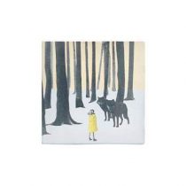 StoryTiles Wolf Girl Wandtegel 10 x 10 cm Wanddecoratie & -planken Multicolor Aardewerk