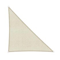Sunfighters Compleet pakket: Driehoek 3x3x4.2m Ivoor Zonwering Crème Polyester