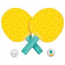 Sunnylife Pineapple Ping Pong Set Buitenspeelgoed Geel Kunststof